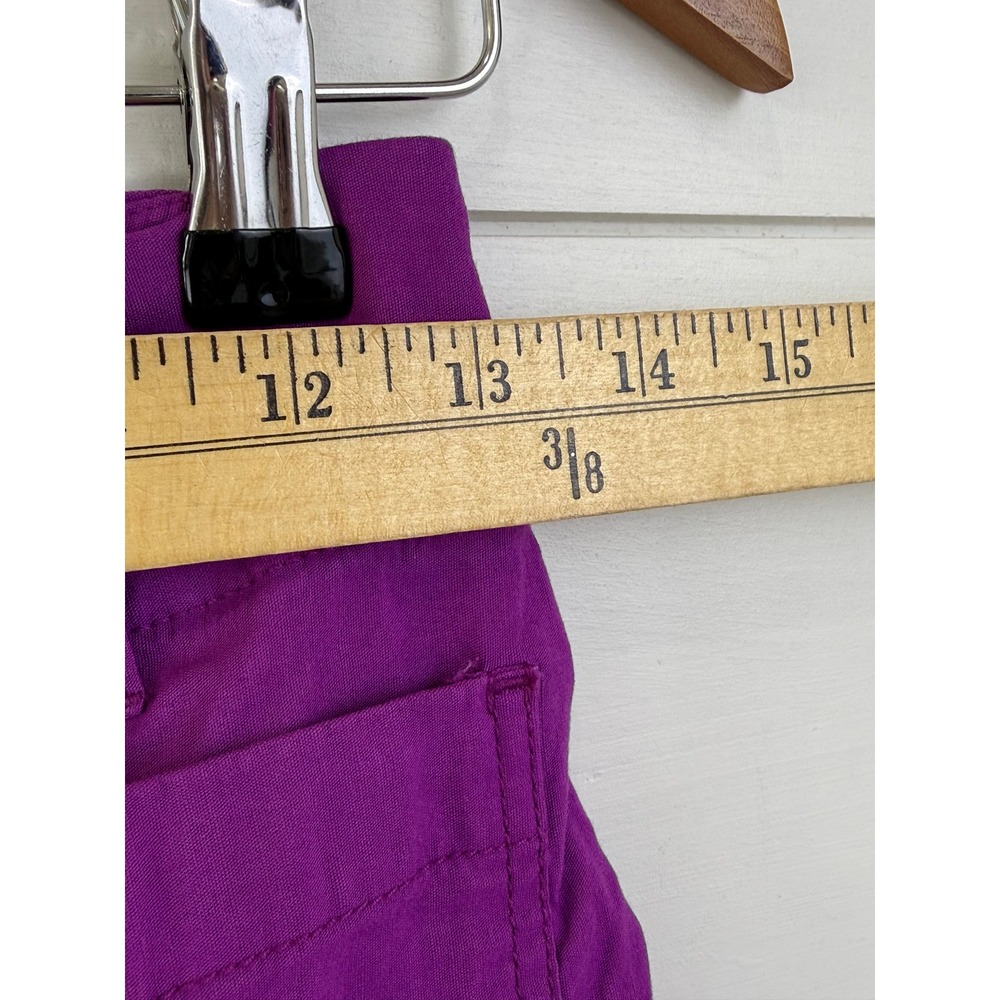 Maeve Wide-Leg Cropped Pants in Bright Magenta - Picture 8 of 13